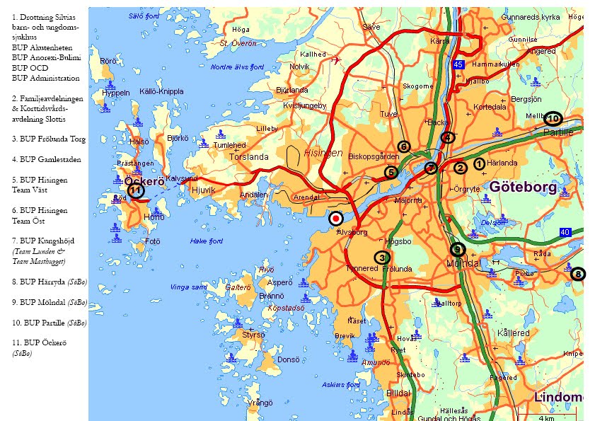 Jämför försäkringar: Göteborg karta